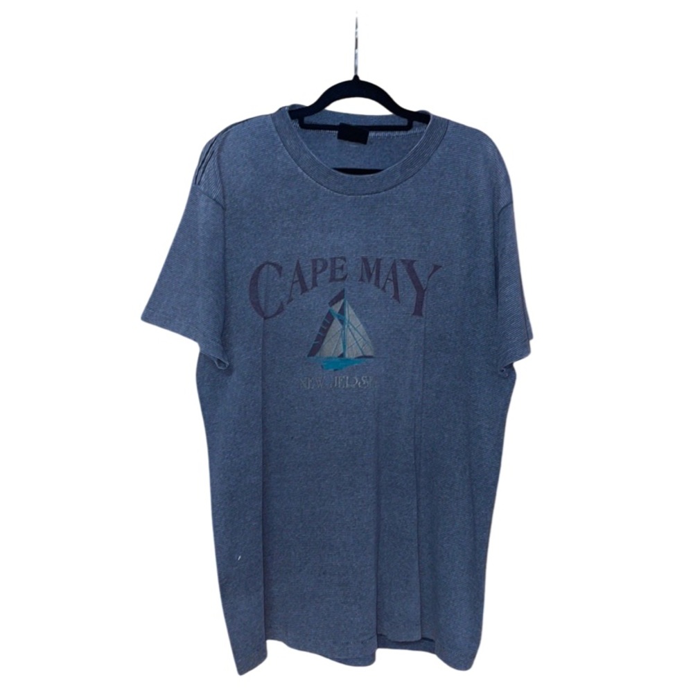 Tennessee River Gold “Cape May” Graphic Mens Tee - Gray - Size M